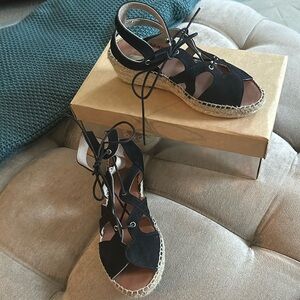 Andre Assous Deanna Suede Wedge Espadrille